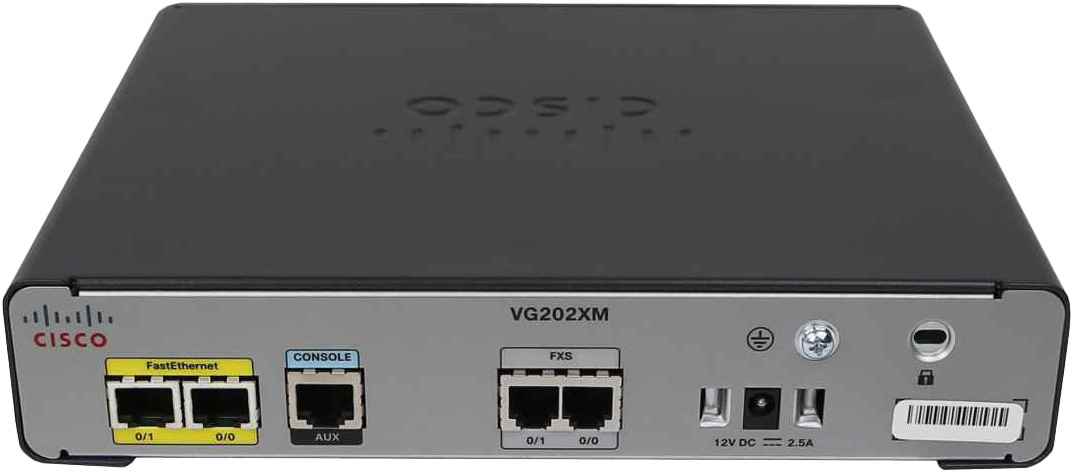 Cisco VG202XM 74-12044-01 Analog Voice Gateway - VoIP Telephone Adapter + AC Adapter