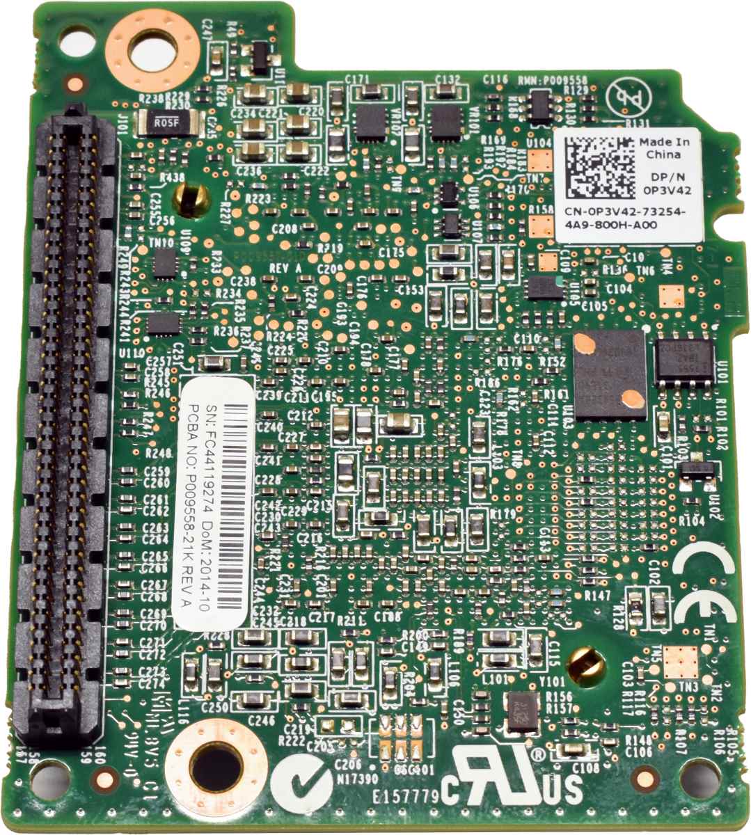 Dell Emulex P009558-21K 10G Dual Port Blade Network Daughter Card 0P3V42 Dell Emulex P009558-21K 10G Dual Port Blade Network Daughter Card 0P3V42