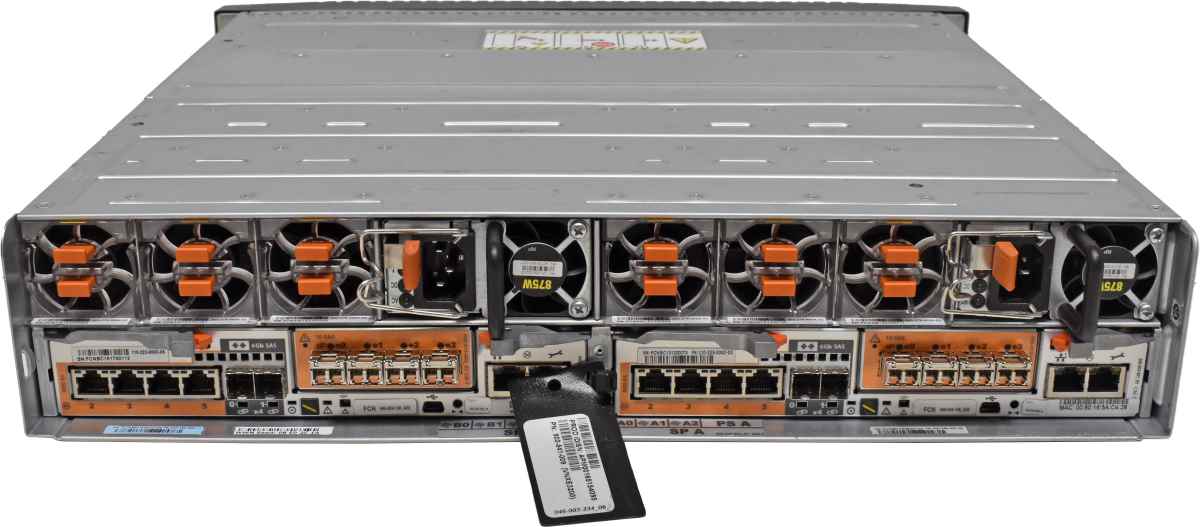 EMC VNXe 3200 NAS/SAN Storage 2x E5-2407 48GB PC3 25x SFF 2x Storage Controller 8x Mini GBIC +key no HDDs