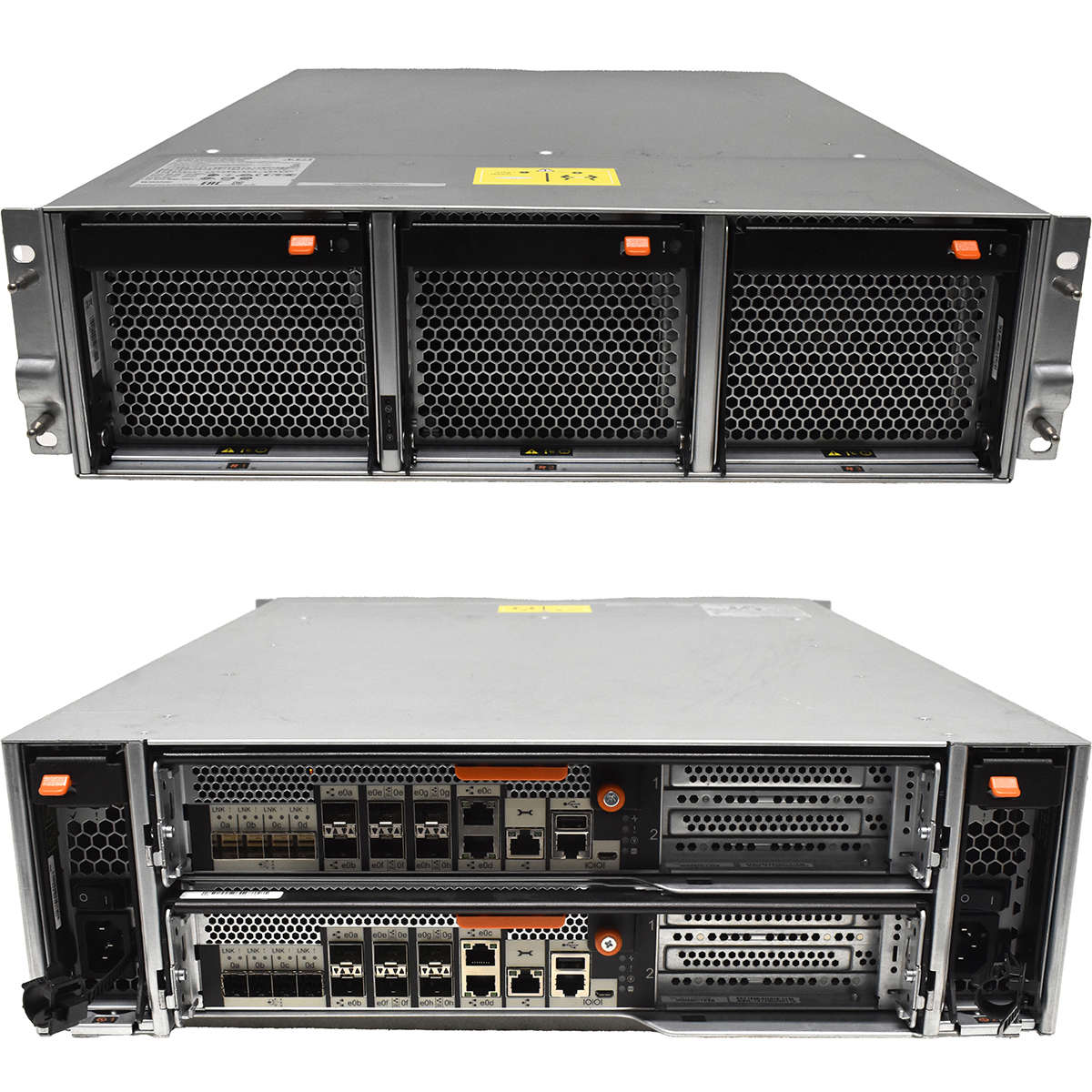 NetApp-Storage-AFF-A300-2x-D-1587-256GB-PC4-2x-Con-003.jpg NetApp Storage AFF A300 2x D-1587 256GB PC4 2x Controller 111-02493 ohne Frontblende #1