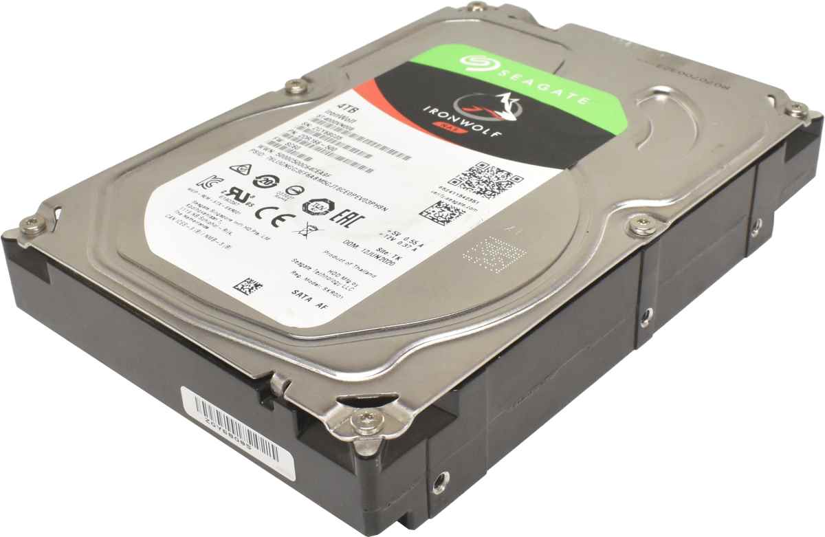 Seagate IronWolf NAS HDD Festplatte 4TB 3.5" 7,2K SATA 6G HDD ST4000VN008 Seagate IronWolf NAS HDD Festplatte 4TB 3.5" 7,2K SATA 6G HDD ST4000VN008