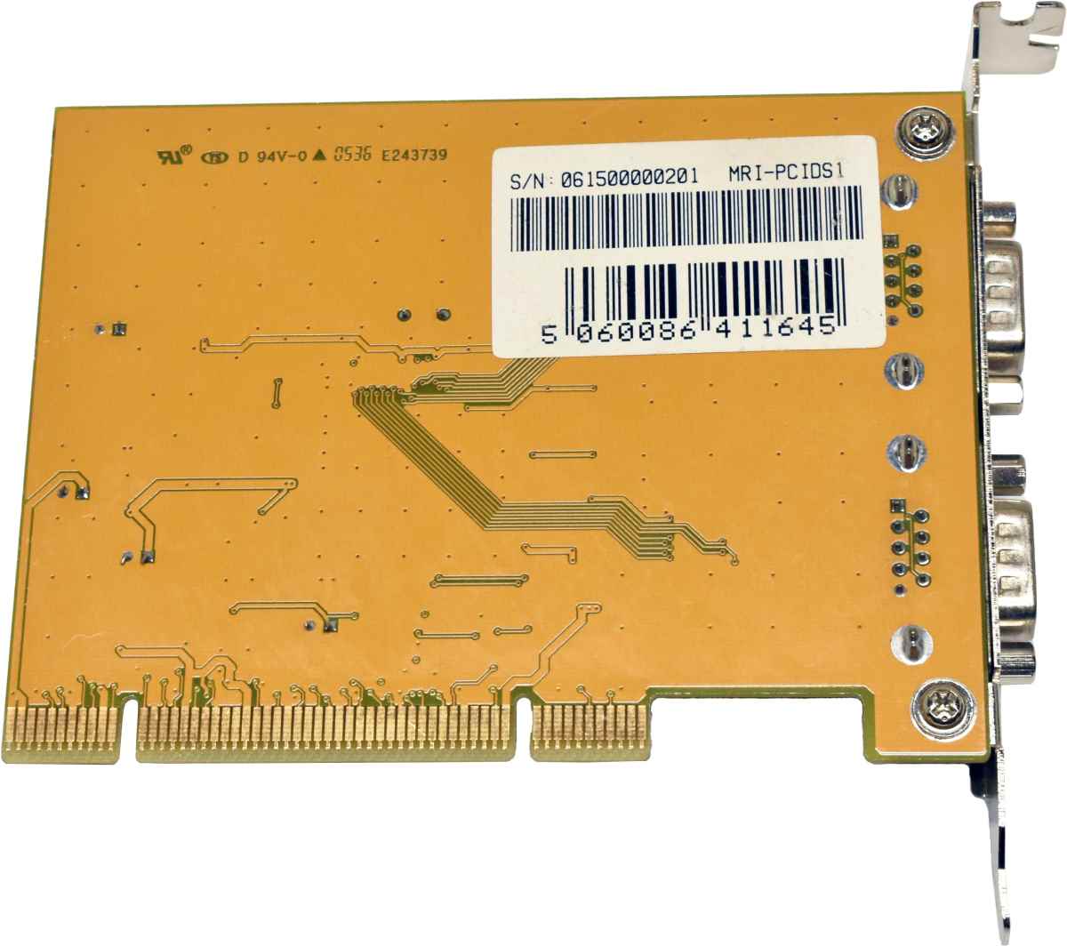 MRi MRI-PCIDS1 Dual-Port DB-9 RS232 Serial Adapter Card PCI 2.2 PCI-X FP