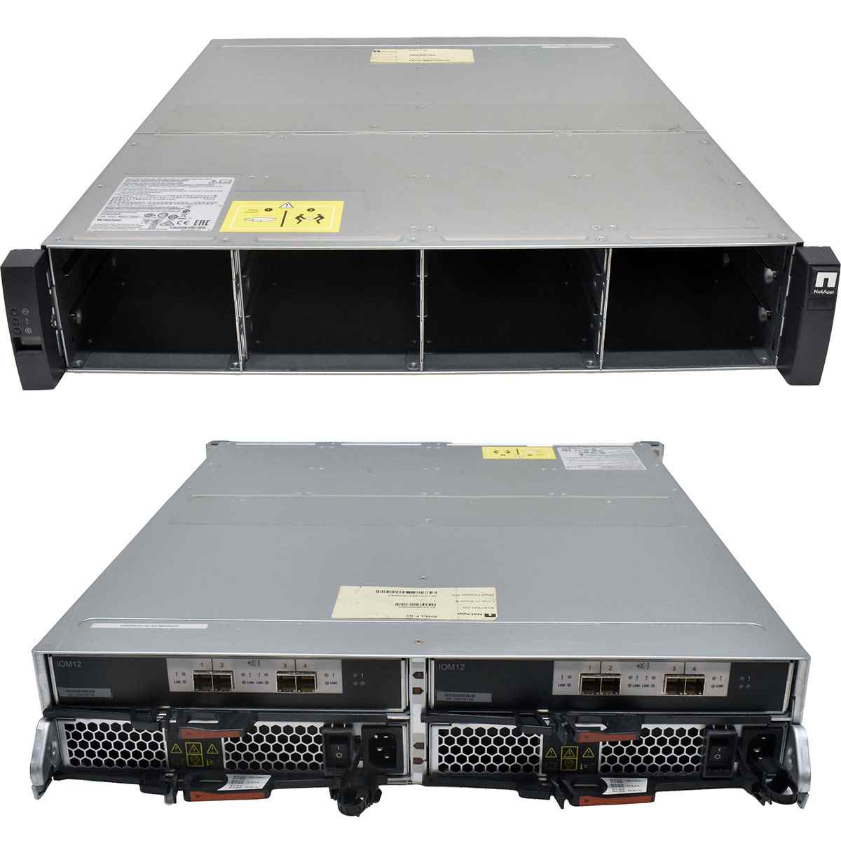 NetApp DS212C NAJ-1502 Expansion Shelf Disk 12x LFF 2x Controller IOM12 NetApp DS212C NAJ-1502 Expansion Shelf Disk 12x LFF 2x Controller IOM12