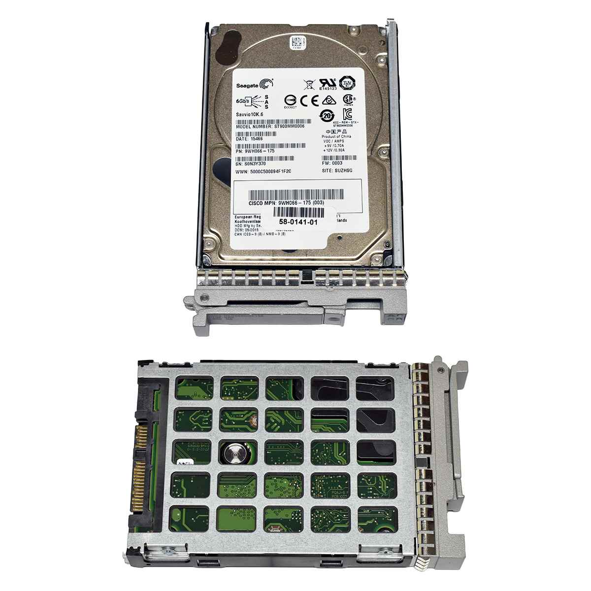 Cisco Seagate 900GB UCS-HDD900GI2F106 ST900MM0006 9WH066-157 6G 2.5" 10K SAS HDD