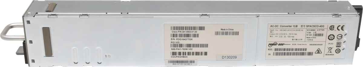 Cisco N55-PAC-750W Netzeil / PSU 750W für Nexus 5500 341-0503-01 Cisco N55-PAC-750W Netzeil / PSU 750W für Nexus 5500 341-0503-01