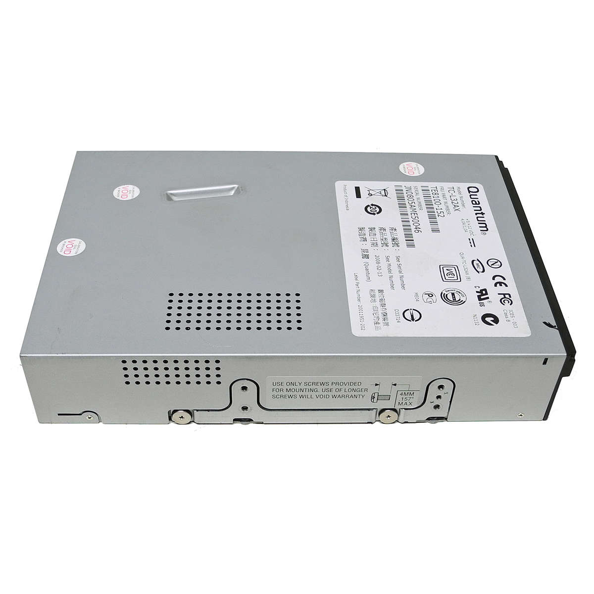 Quantum-TC-L32AX-LTO-3-Tape-Drive-Bandlaufwerk-für-003.jpg Quantum TC-L32AX LTO-3 Tape Drive/Bandlaufwerk für L700 Tape Library TE8100-152