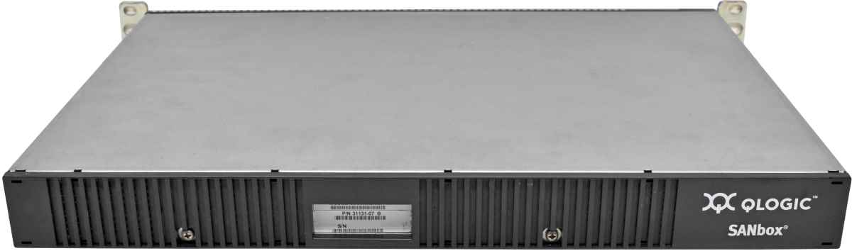 QLogic SANbox 5600 SB5600Q-08A B 31131-07 B 16-Port Stackable FC Switch +5 Mini GBICs QLogic SANbox 5600 SB5600Q-08A B 31131-07 B 16-Port Stackable FC Switch +5 Mini GBICs