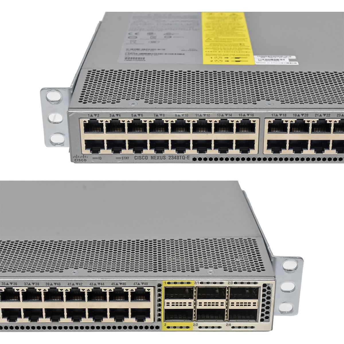 Cisco Nexus 2348TQ Fabric Extender N2K-C2348TQ-10G-E 2x PSU Exhaust Rack Ears