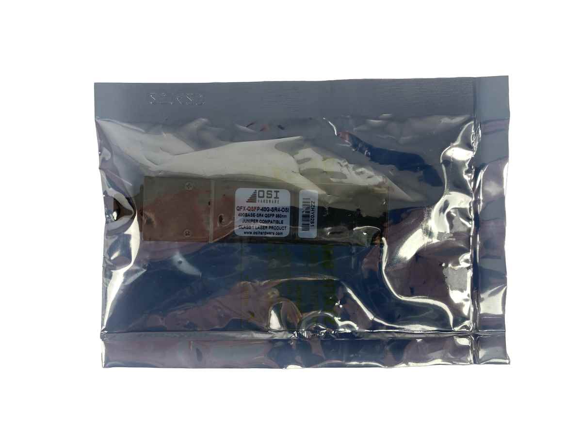 OSI HARDWARE QFX-QSFP-40G-SR4-OSI 40GBASE-SR4 QSFP 850nm 150m Transceiver Module OSI HARDWARE QFX-QSFP-40G-SR4-OSI 40GBASE-SR4 QSFP 850nm 150m Transceiver Module