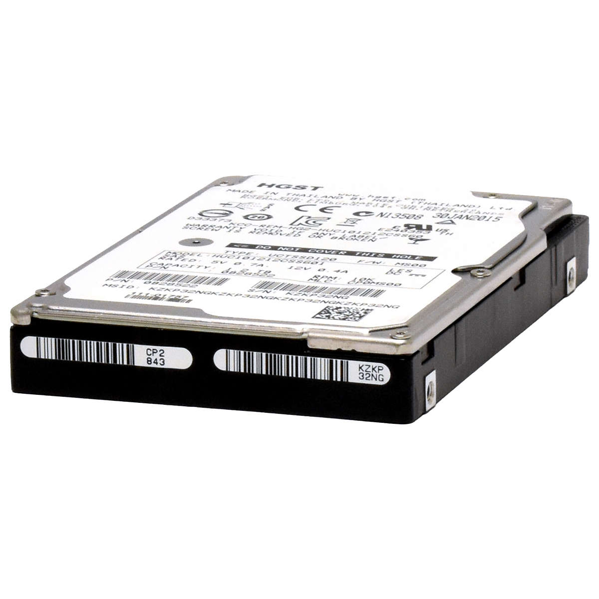 HGST 1.2TB 2.5" 10K 6G SAS HDD HUC101212CSS601