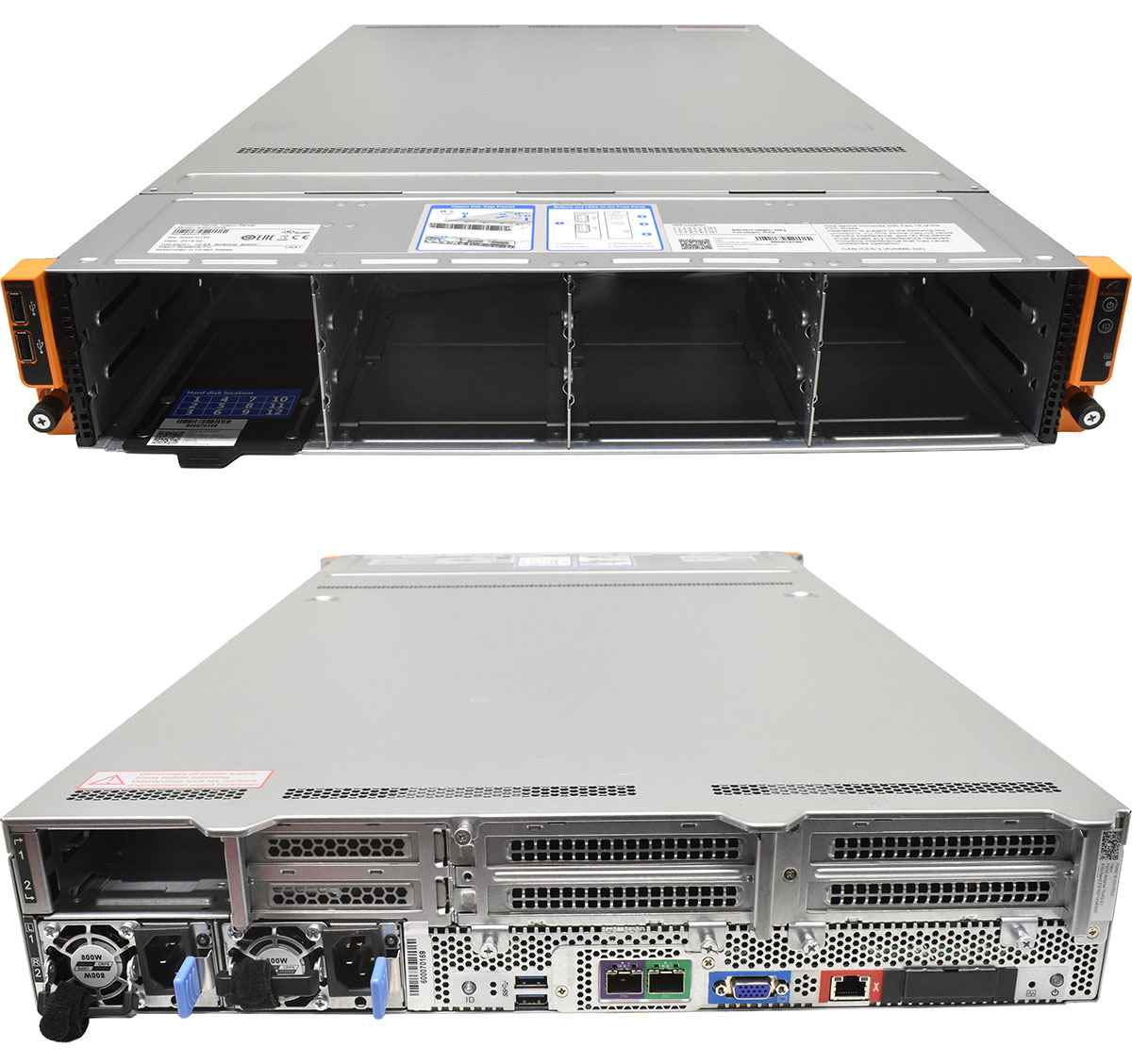 Aliserver Inspur SA5212H5 Thor02-2U 2x LGA-3647 2x SFP+ 2x Kühler No Backplane 2x 2,5 Bay Boss Card
