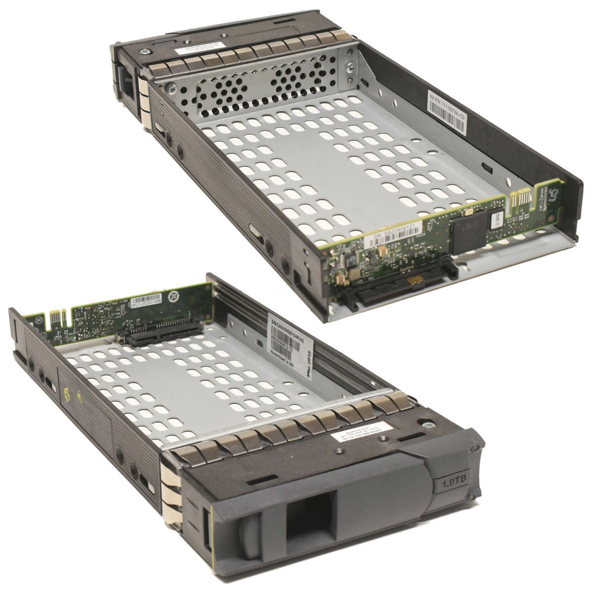NetApp-HDD-Caddy-Tray-3-5-111-00734-C0-C1-C2-DS424-003.jpg NetApp HDD Caddy Tray 3.5" 111-00734+C0/C1/C2 DS4243 DS4246 +Interposer SATA SAS
