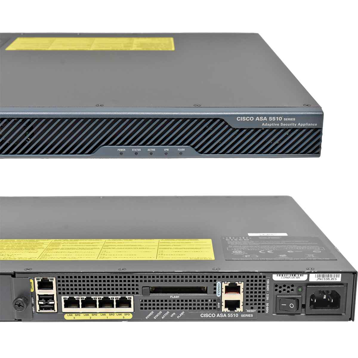 Cisco ASA 5510 Adaptive Security Appliance 68-2618-04 no Mount Brackets Cisco ASA 5510 Adaptive Security Appliance 68-2618-04 no Mount Brackets
