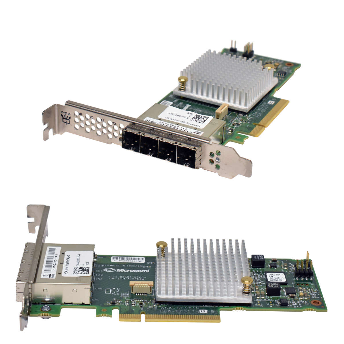 NetApp-HBA-4-Port-12-G-MiniSAS-HD-PCIe-x8-Host-Bus-001.jpg NetApp HBA 4-Port 12 G MiniSAS HD PCIe x8 Host Bus Adapter 111-03801+A0 TCA-00357-24-A