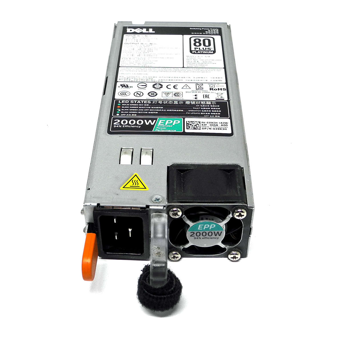 Dell-Power-Supply-Netzteil-Z2000E-S1-2000W-80-Plus-003.jpg Dell Power Supply/Netzteil D2000E-S0 2000W 80 Plus Platinum für R740 R940 FX2S 0J5WMG
