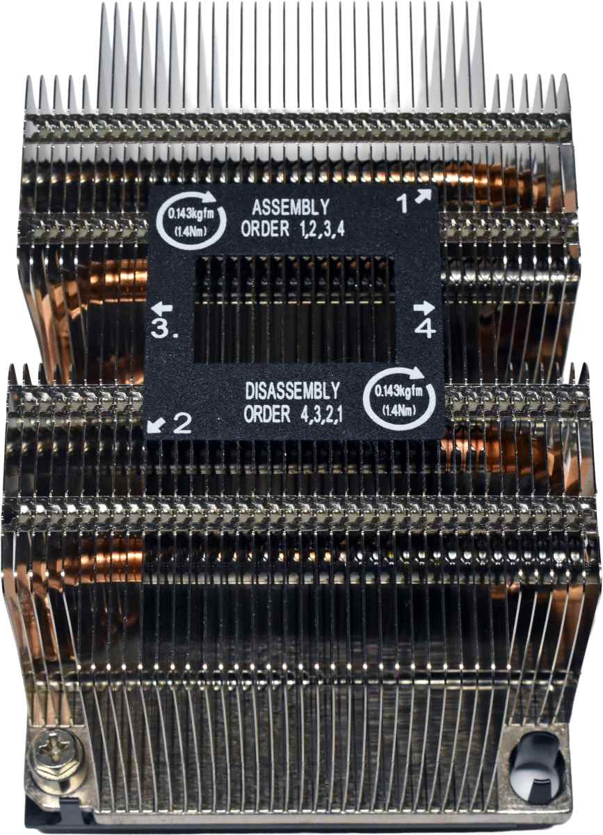 Fujitsu V26898-B1014 A3C40193585 A3C40195338 Heatsink for RX2540 M4 M5