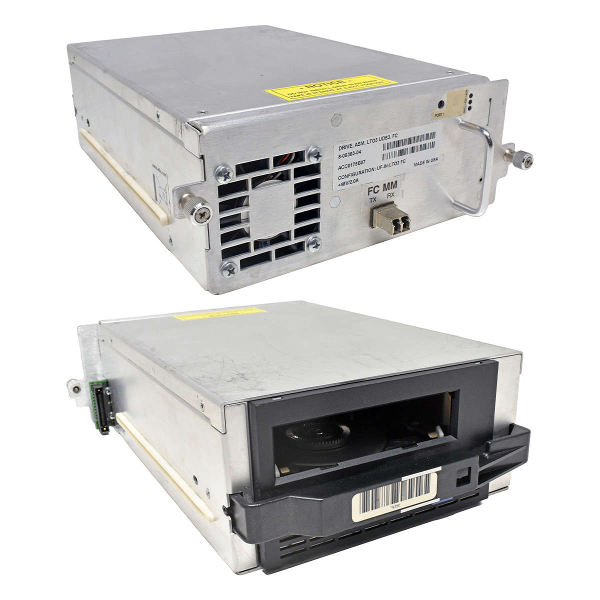 Quantum-8-00303-04-DRV-ASM-LTO-3-UDS3-FC-4G-ADIC-T-005.jpg Quantum 8-00303-04 DRV ASM LTO-3 UDS3 FC 4G ADIC Tape Drive