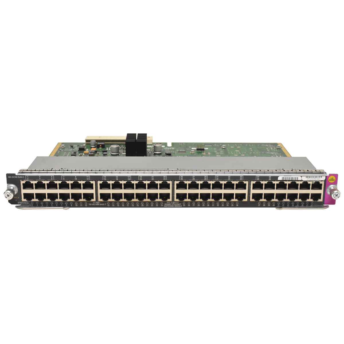 Cisco WS-X4748-RJ45-E Multi-Speed Gigabit Ethernet Switching Module 800-39425-01 A0 Cisco WS-X4748-RJ45-E Multi-Speed Gigabit Ethernet Switching Module 800-39425-01 A0