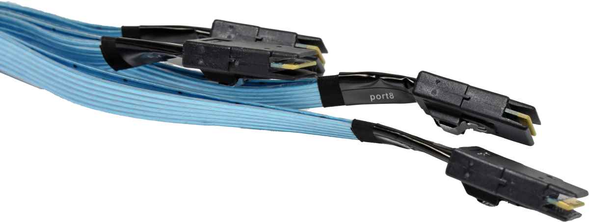 HP Quad-MiniSAS Data Cable 781579-001 SFF-8087 - SFF-8087 angled