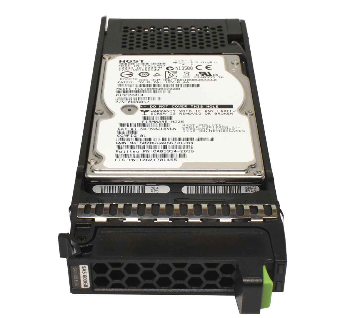 Fujitsu HGST 600GB 2.5" 10K 6G SAS HDD Festplatte HUC109060CSS600 0B26057 10601701455 + Rahmen Fujitsu HGST 600GB 2.5" 10K 6G SAS HDD Festplatte HUC109060CSS600 0B26057 10601701455 + Rahmen