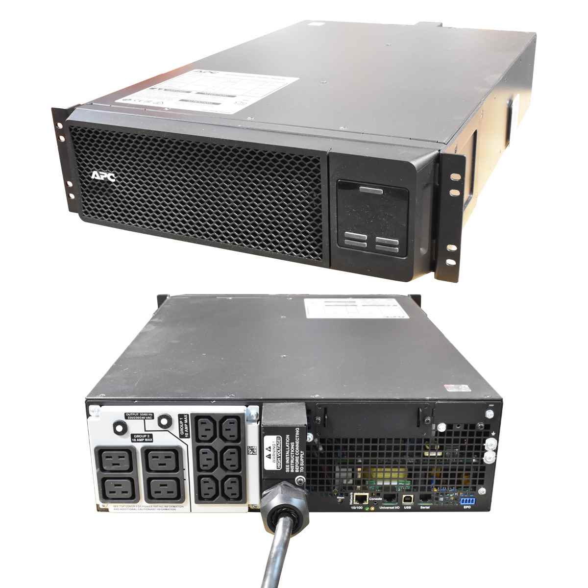 APC Smart-UPS APC SRT5KRMXLI 5000VA 230V 3HE USV no Batteries APC Smart-UPS APC SRT5KRMXLI 5000VA 230V 3HE USV no Batteries