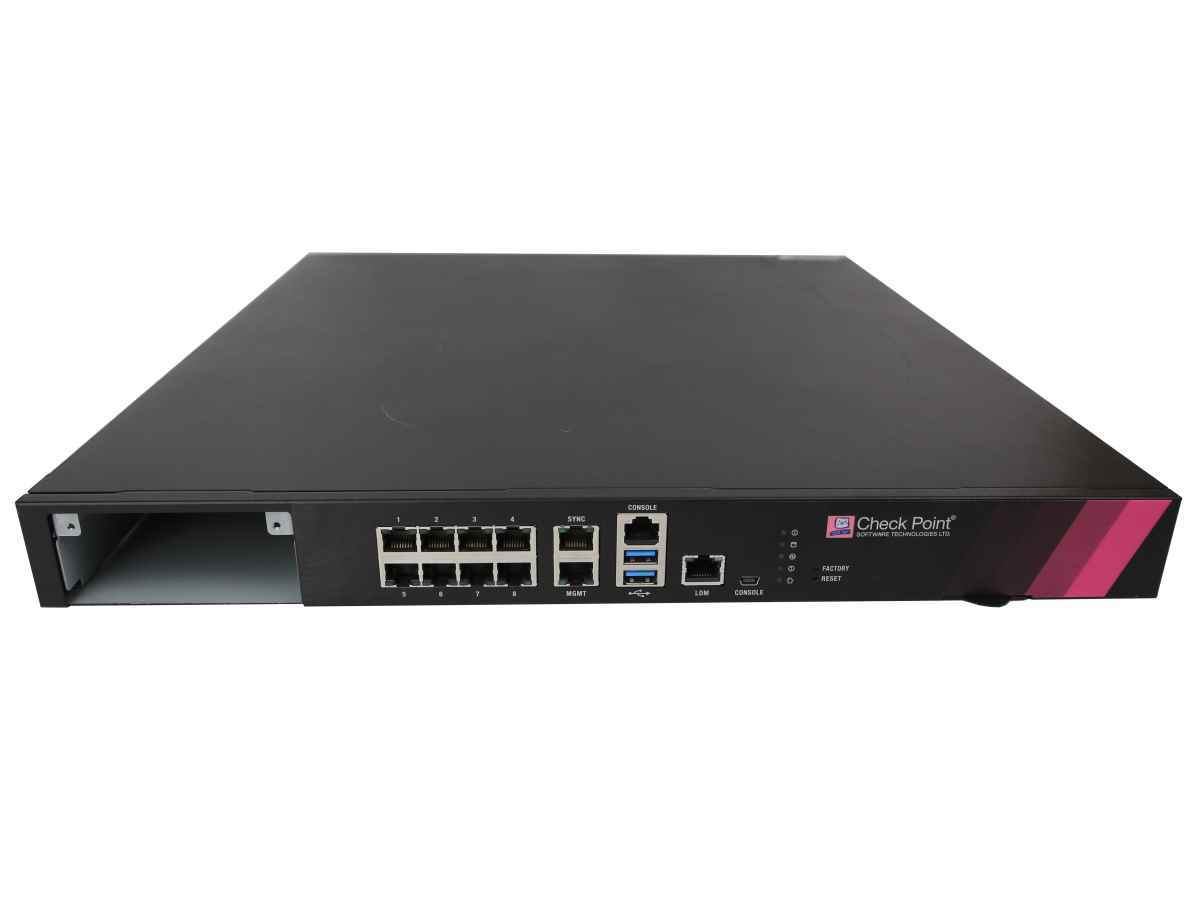 Check Point PL-20 Security Appliance 8-Port RJ-45 GE 2x PSU + 500GB HDD No OS