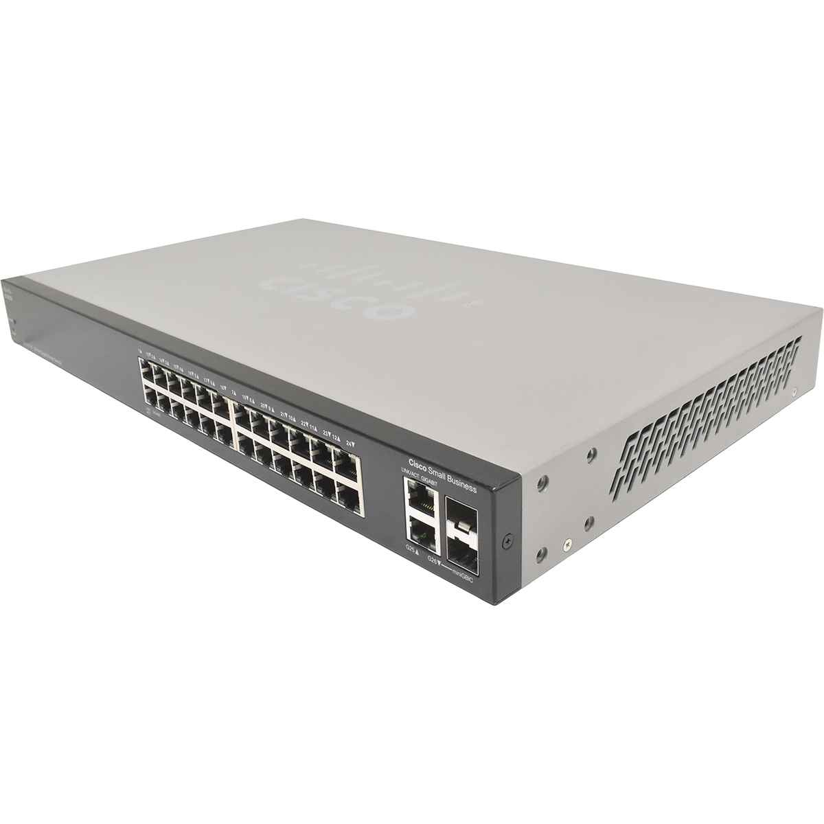 Cisco SG200-26 26-Ports RJ-45 GE 2-Ports SFP GE Small Business Smart Switch Cisco SG200-26 26-Ports RJ-45 GE 2-Ports SFP GE Small Business Smart Switch