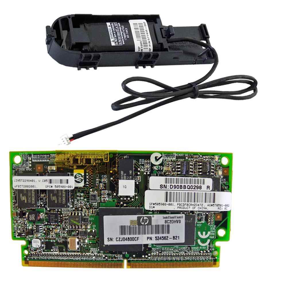 HP 505908-001 1GB FBWC Memory Module + Battery Pack 587324-001 ProLiant ML350 G6 HP 505908-001 1GB FBWC Memory Module + Battery Pack 587324-001 ProLiant ML350 G6