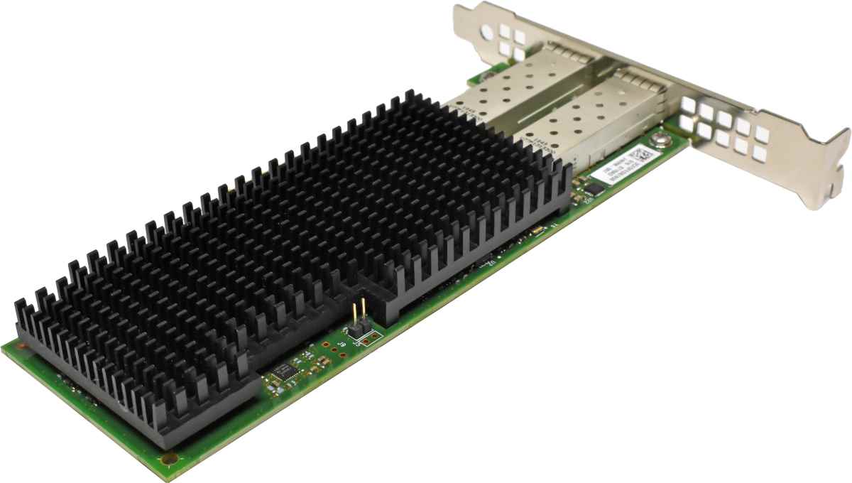 Dell Intel XXV710-DA2 0HN7J7 Dual-Port 10/25G SFP28 PCIe-Ethernet-Adapter 2x Mini GBIC FP