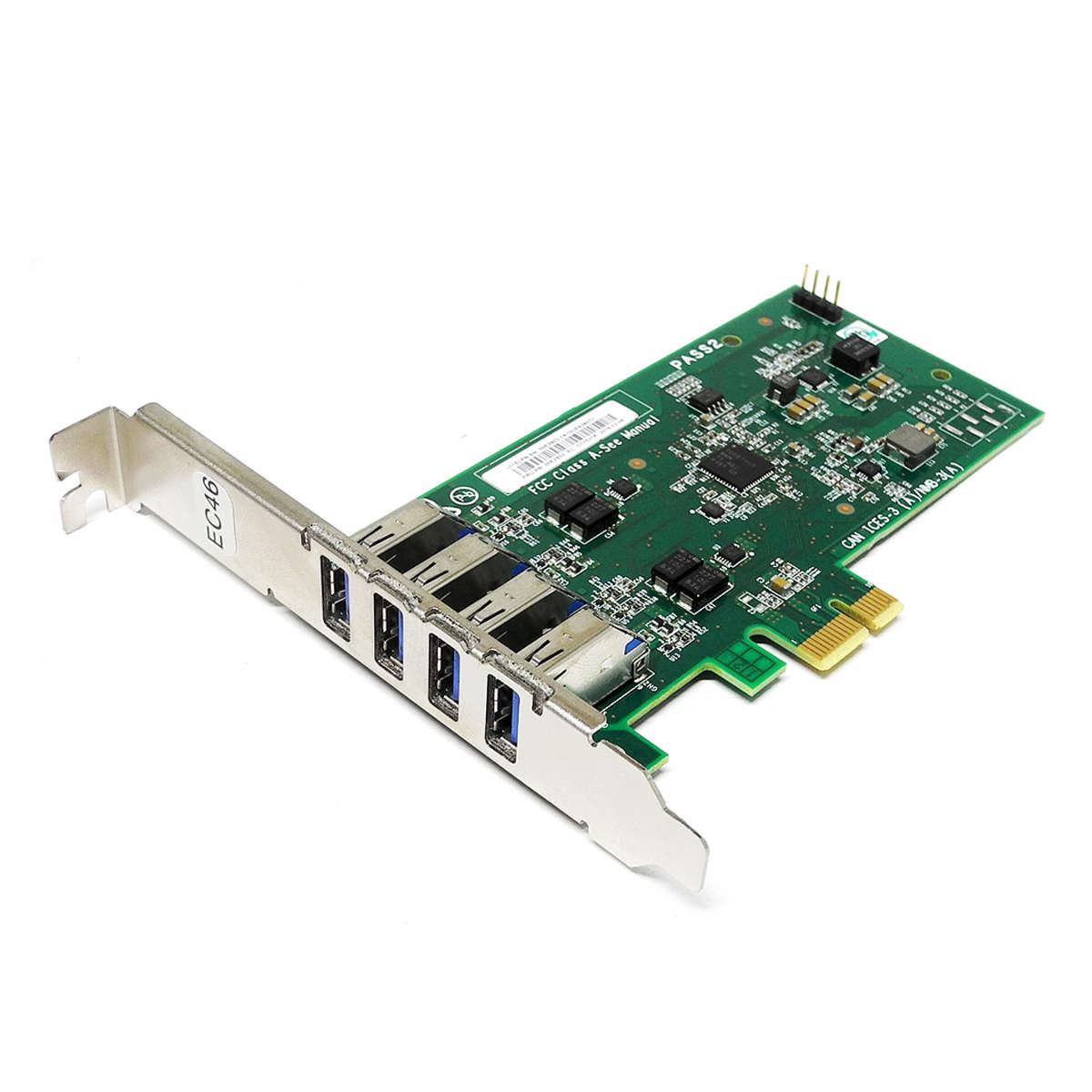 IBM-EC46-58F9-4-Port-USB-3-0-Server-Adapter-for-Po-001.jpg IBM EC46 58F9 4-Port USB 3.0 Server Adapter for Power 8 System 00E3903 00E2932