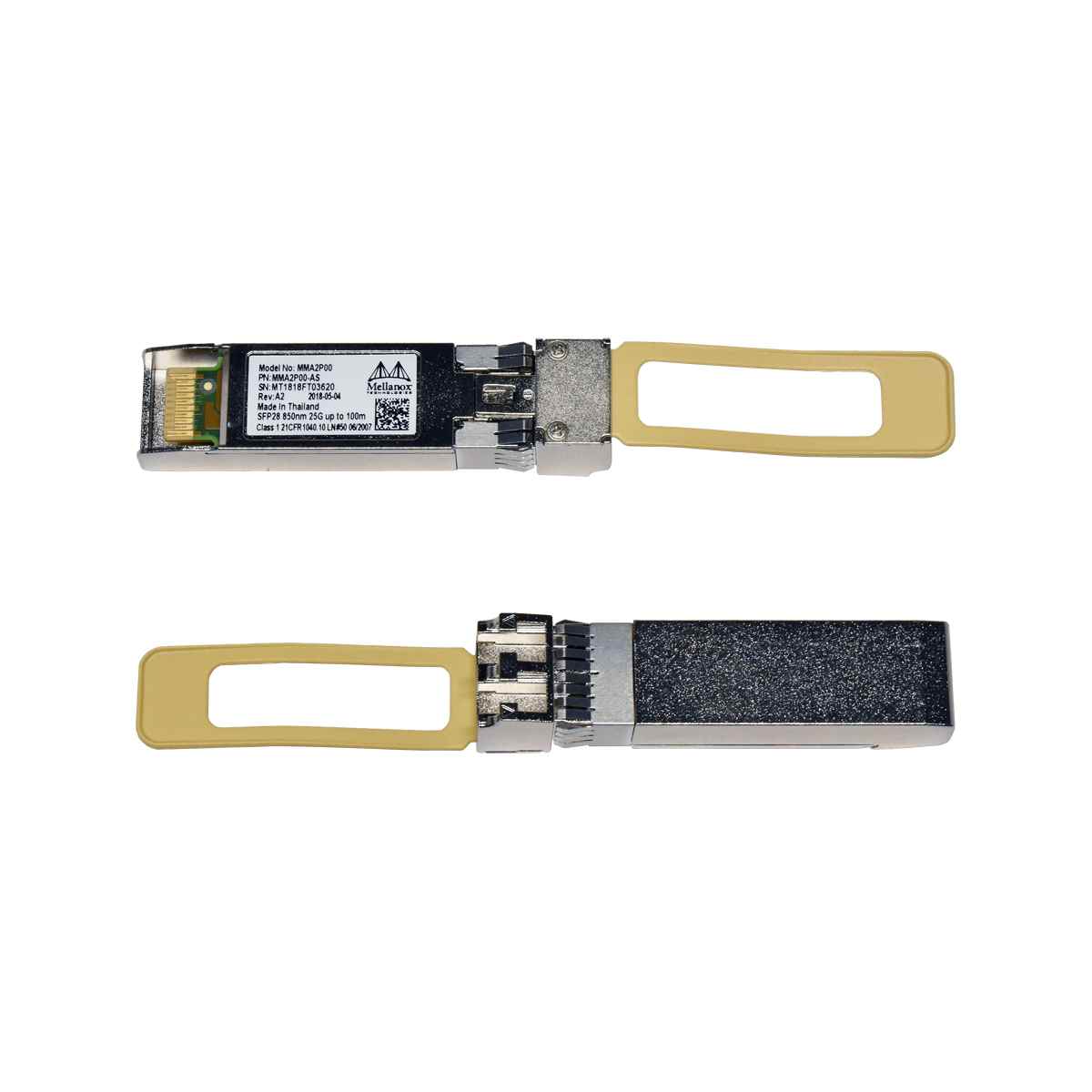 Mellanox MMA2P00-AS SFP28 850nm 25G up to 100m Transceiver Modul Mellanox MMA2P00-AS SFP28 850nm 25G up to 100m Transceiver Modul