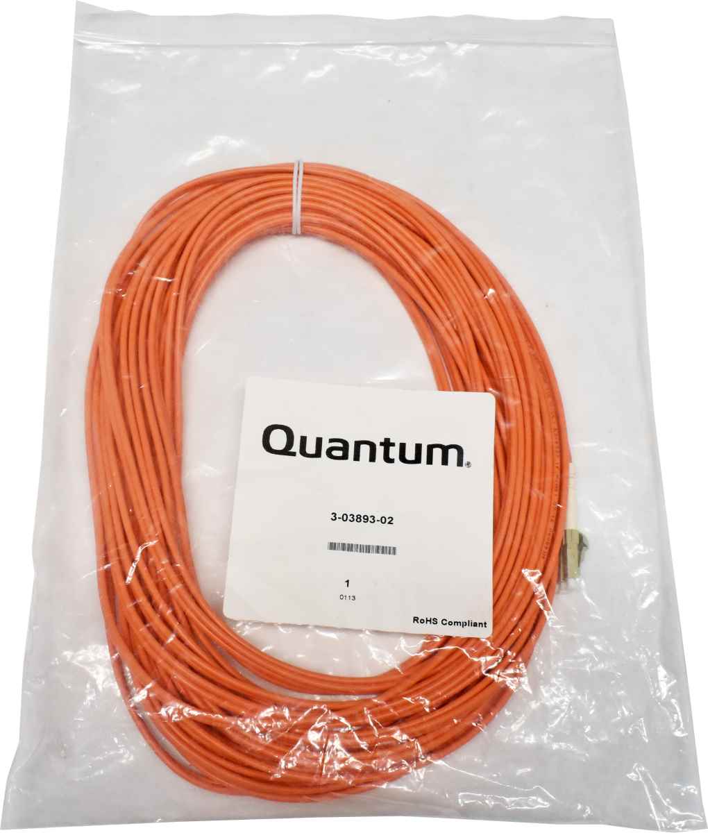 Quantum 3-03893-02 15m LC - LC Multimode Fiber optical Cable NEW NEU