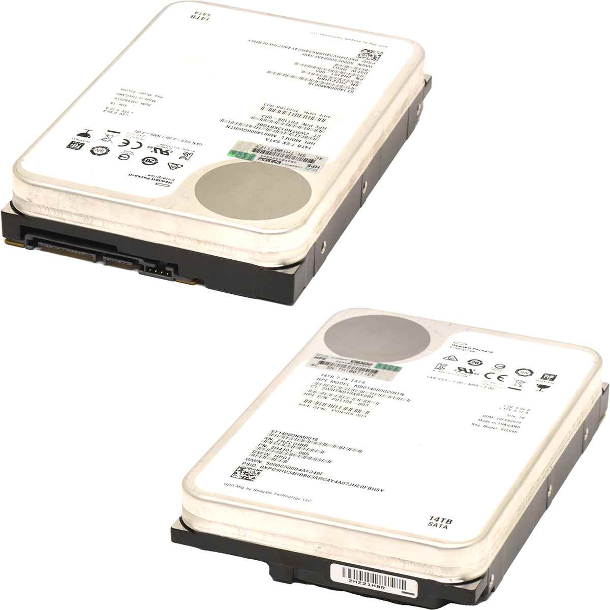 Seagate Exos Enterprise X14 14TB 6G 7,2K SATA HDD Festplatte ST14000NM0018 HP P01108-003