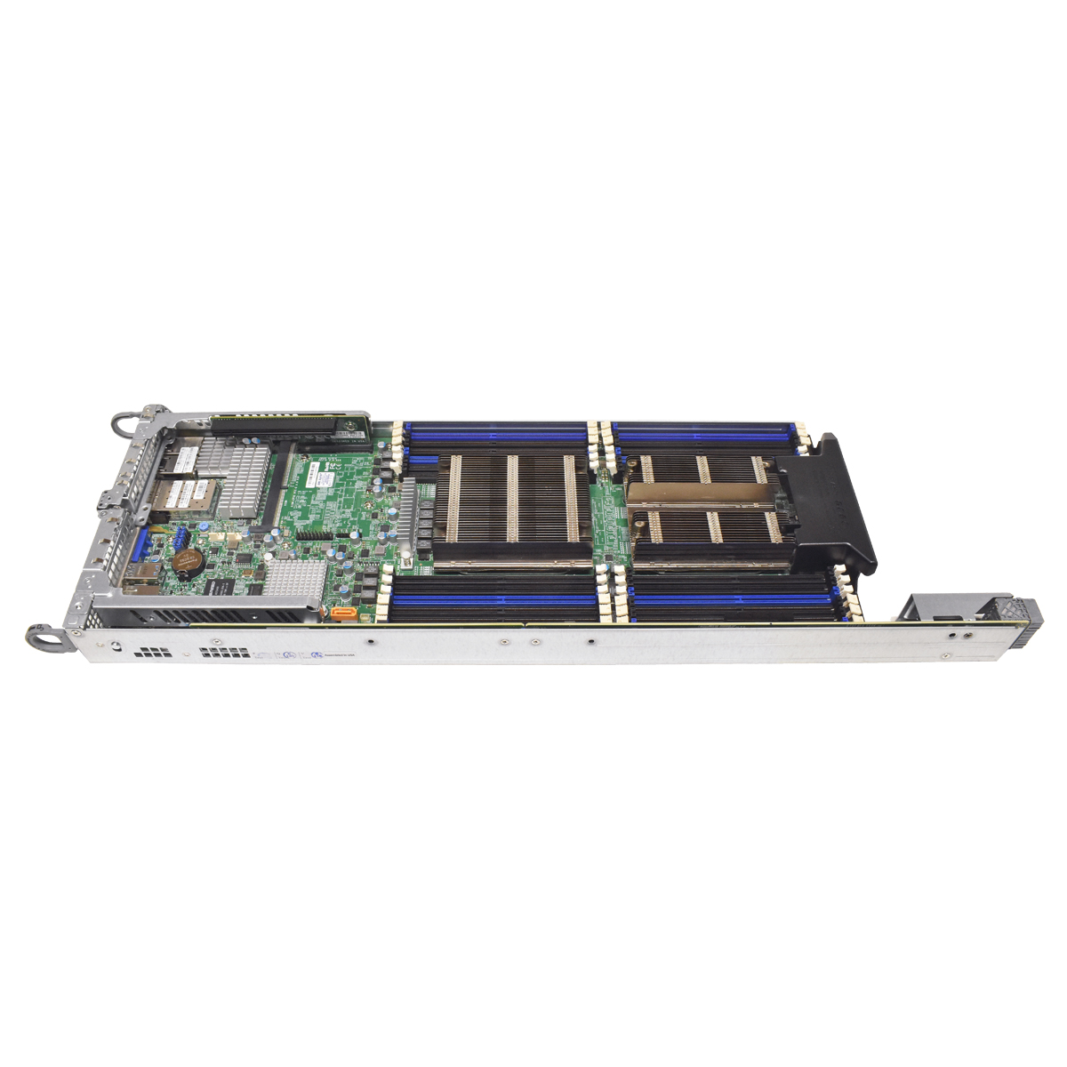 NetApp Supermicro Node Server X10DRT-B+NA011 no CPU no PC4 2x Kühler AOC-MH25G-M2S2T 25GbE