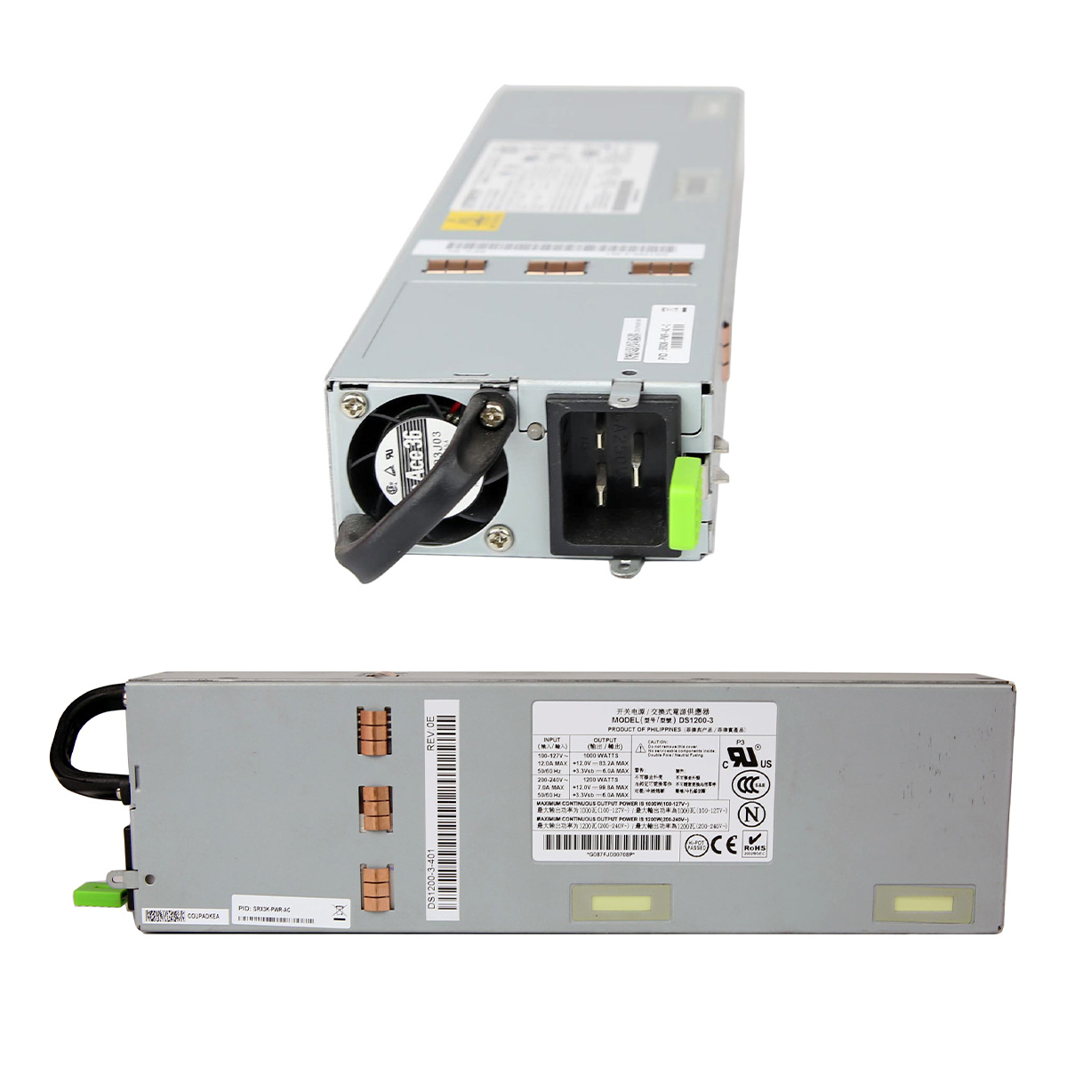 Astec Emerson 1200W PSU DS1200-3 SRX3K-PWR-AC for Juniper EX4500 SRX3400 SRX3600