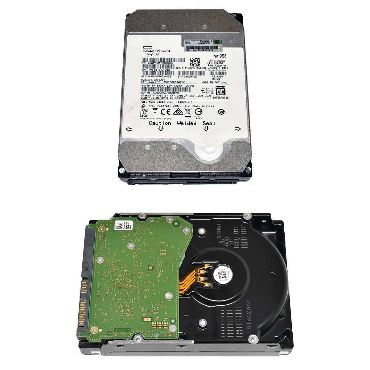 HP HGST 10TB 7.2K SAS 12G HDD HUH721010AL5204 857642-002