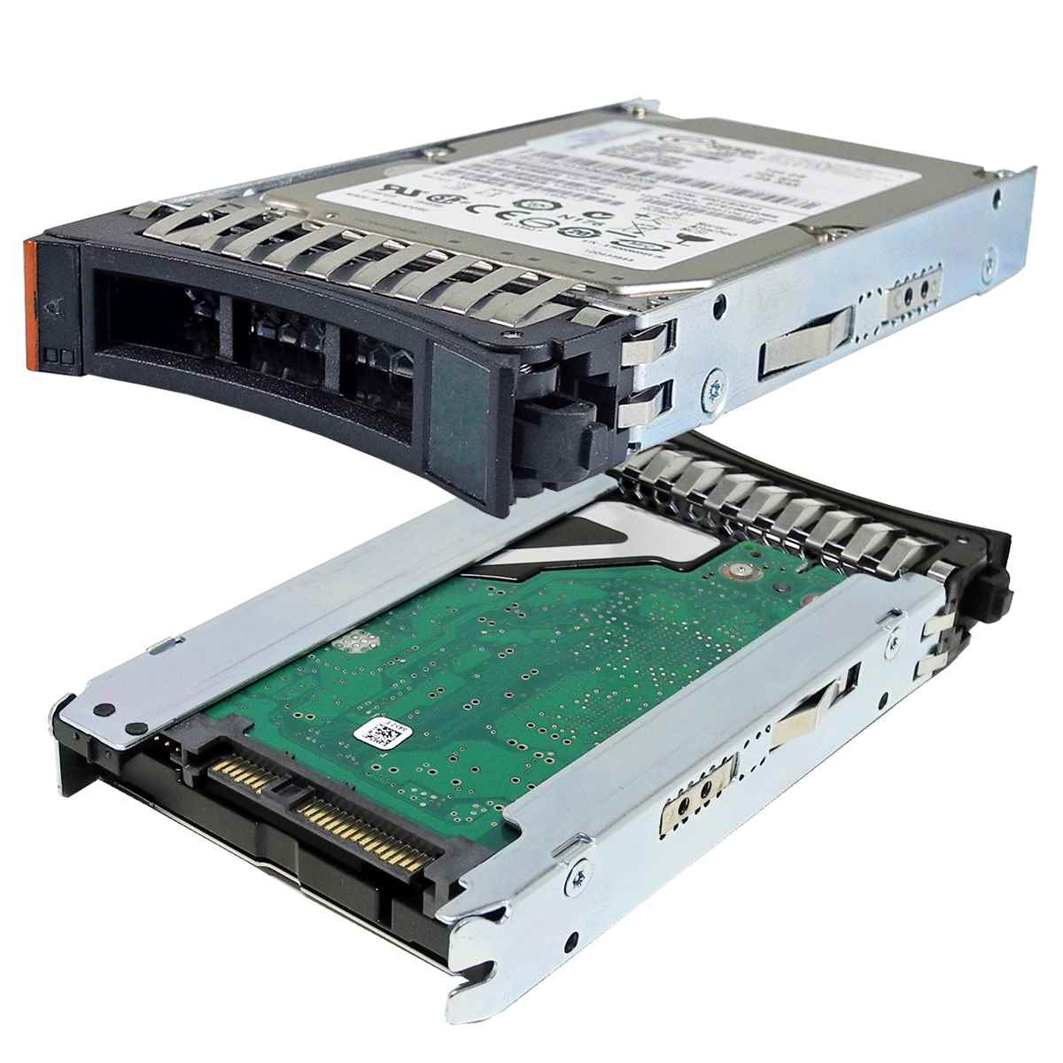 IBM Seagate 1TB 81Y9731 ST91000640NS 2.5" 7.2K 6G SATA + Caddy IBM SAS Festplatte 600GB 10k SAS 6G SFF 90Y8873 90Y8876 mit Rahmen HotSwap