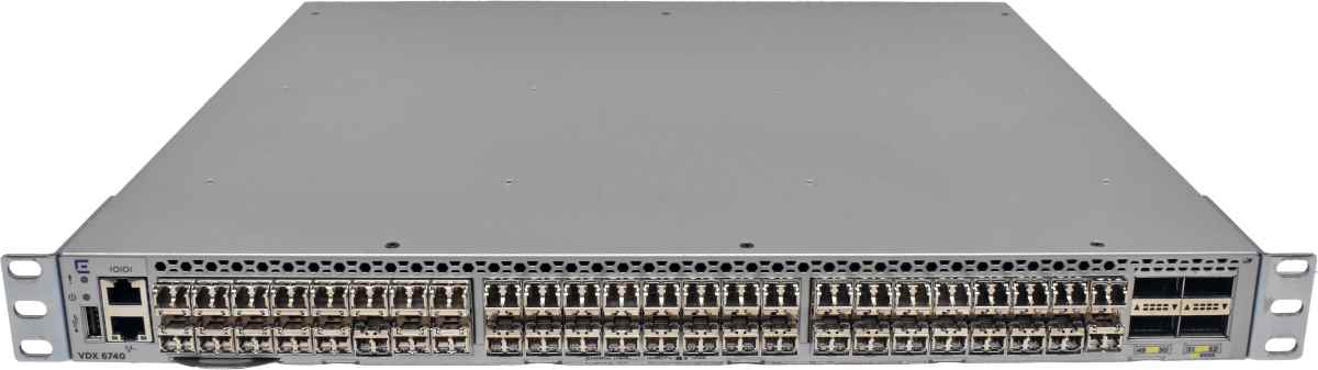 Extreme XBR-VDX6740-24-F 48-Port 10G SFP+ Ethernet Switch 4x 40G QSFP+ 48 Mini GBICs