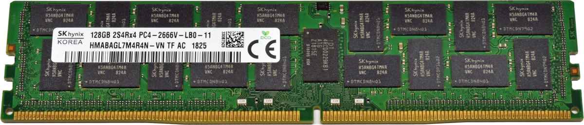 SKhynix 128GB 2S4Rx4 PC4-2666V DDR4 RAM HMABAGL7M4R4N-VN TF AC 1825