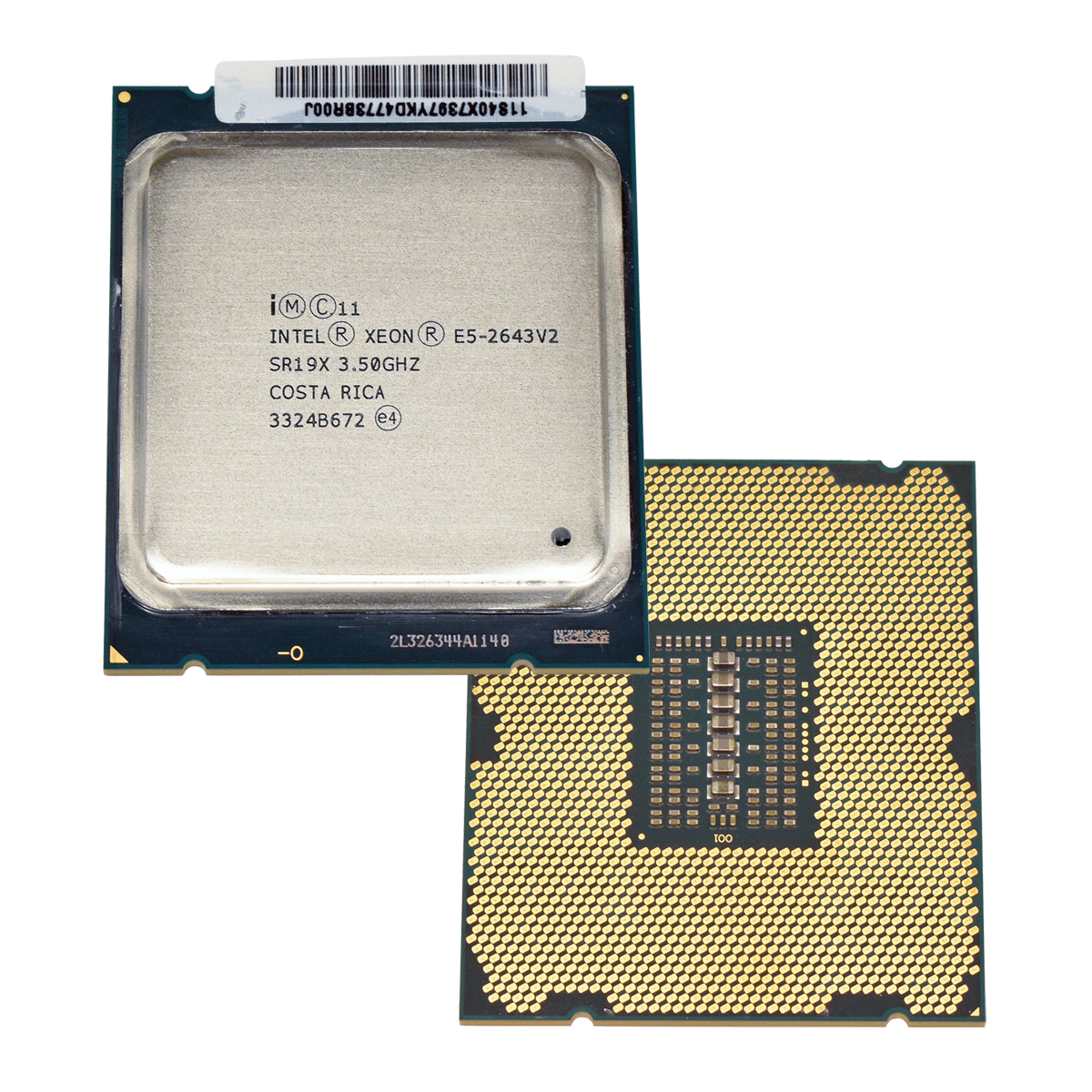 Intel Xeon Processor E5-2643 V2 25MB Cache 3.50 GHz 6-Core FCLGA2011 SR19X