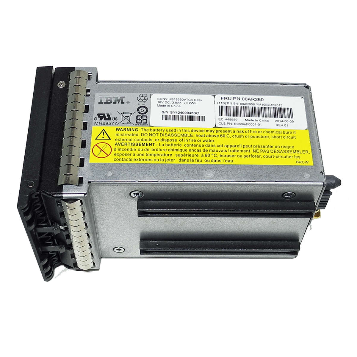 IBM-00AR260-01LJ604-Cache-Backup-Battery-for-SAN-V-002.jpg IBM 00AR260 01LJ604 Cache Backup Battery for SAN Volume Controller V9000 2145-DH8