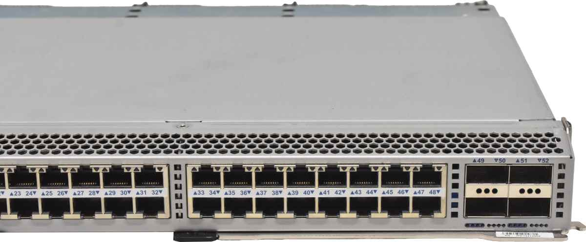 Arista DCS-7316 Line Card Module 7300X-64T-LC 48-Port 10GE RJ-45 4x 40G QSFP+ Arista DCS-7316 Line Card 7300X-64T-LC 48-Port 10GE RJ-45 4x 40G QSFP+