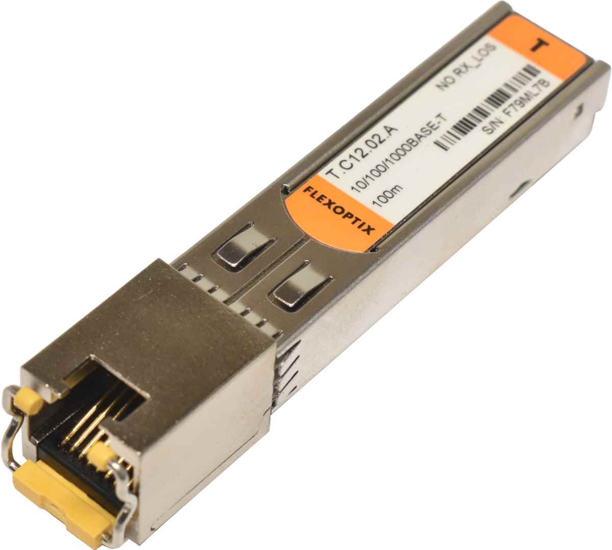 FlexOptix GBIC T.C12.02.A 1000Base-T SFP 100m Transceiver FlexOptix GBIC T.C12.02.A 1000Base-T SFP 100m Transceiver