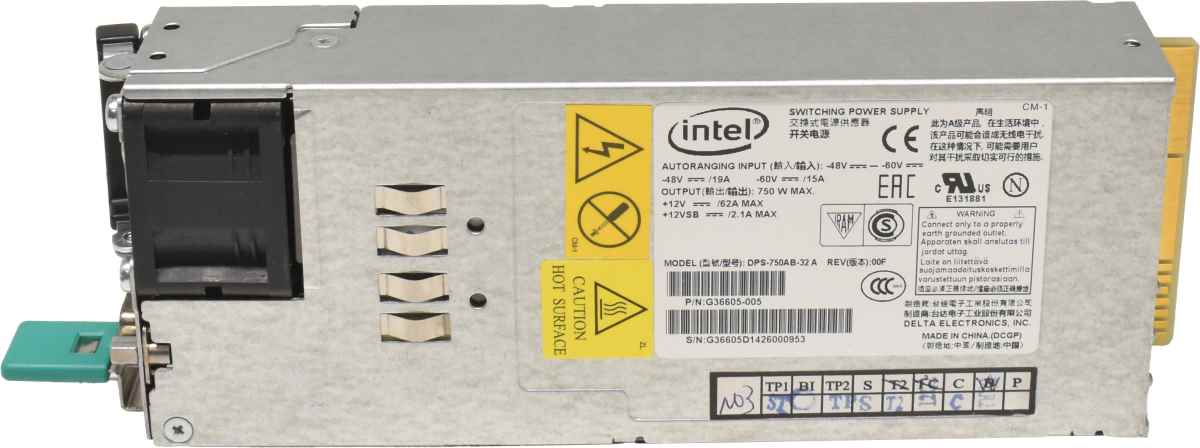 Intel Power Supply / Netzeil 750W DPS-750AB-32 A G36605-005 Intel Power Supply / Netzeil 750W DPS-750AB-32 A G36605-005
