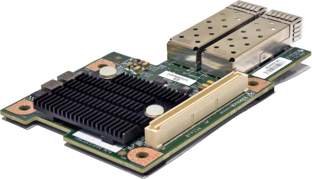 Quanta 10Gb Dual-Port SFP+ Mezzanine Card S1G D51B DA0F03PC8B0 3JF03MA00D0 B3B Quanta 10Gb Dual-Port SFP+ Mezzanine Card S1G D51B DA0F03PC8B0 3JF03MA00D0 B3B