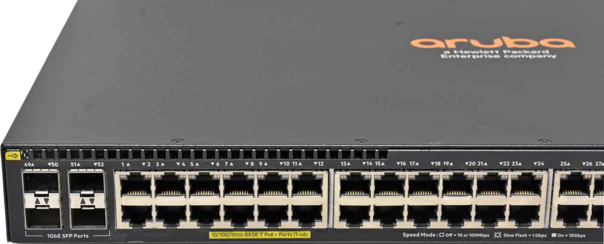 HP Aruba 2930F JL262A 48-Port PoE+ GE Switch 4 x SFP HP Aruba 2930F JL262A 48-Port PoE+ GE Switch 4 x SFP