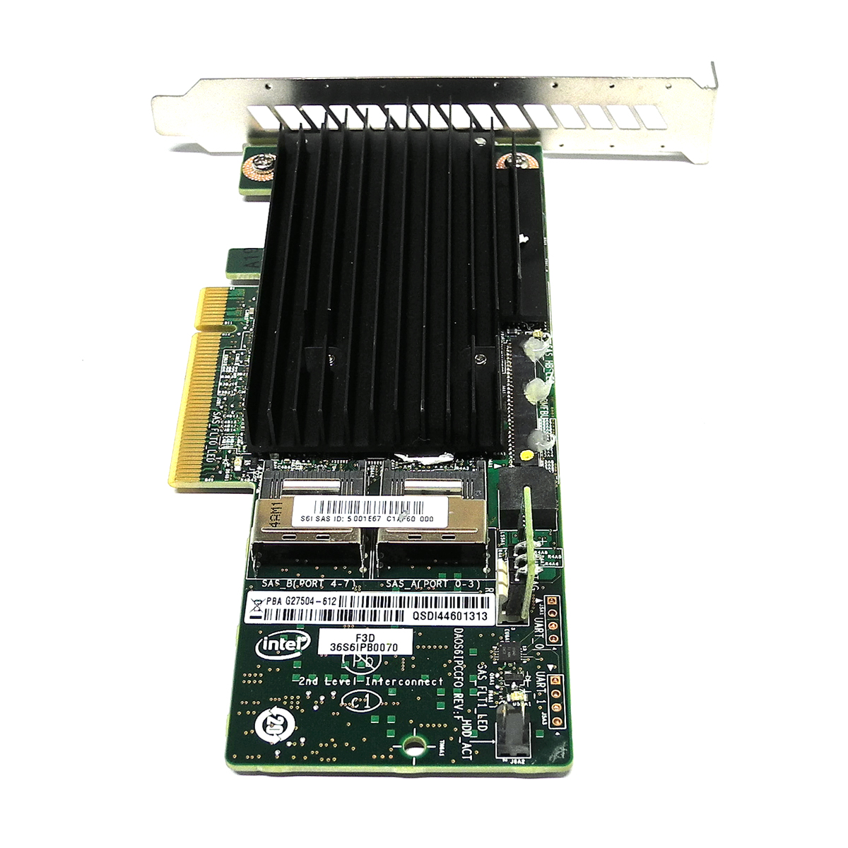 Intel RMS25PB080 G27504-612 Dual-Port PCIe x8 2.0 SAS RAID Controller FP Intel RMS25PB080 G27504-612 Dual-Port PCIe x8 2.0 SAS RAID Controller FP