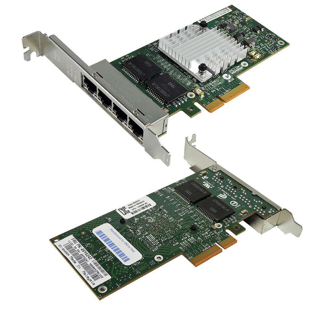 IBM-Intel-i340-T4-4-Port-PCIe-x4-Gbit-Ethernet-Net-002.jpg IBM Intel i340-T4 4-Port PCIe x4 Gbit Ethernet Netzwerkkarte 49Y4242 94Y5167 FP