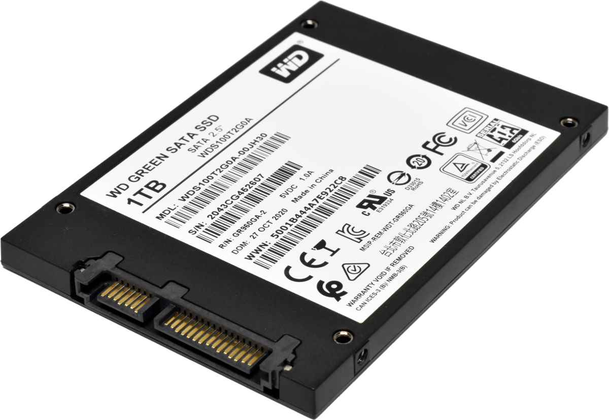 WD GREEN 1TB WDS100T2G0A-00JH30 2.5" 7mm 6G SATA SSD WD GREEN 1TB WDS100T2G0A-00JH30 2.5" 7mm 6G SATA SSD