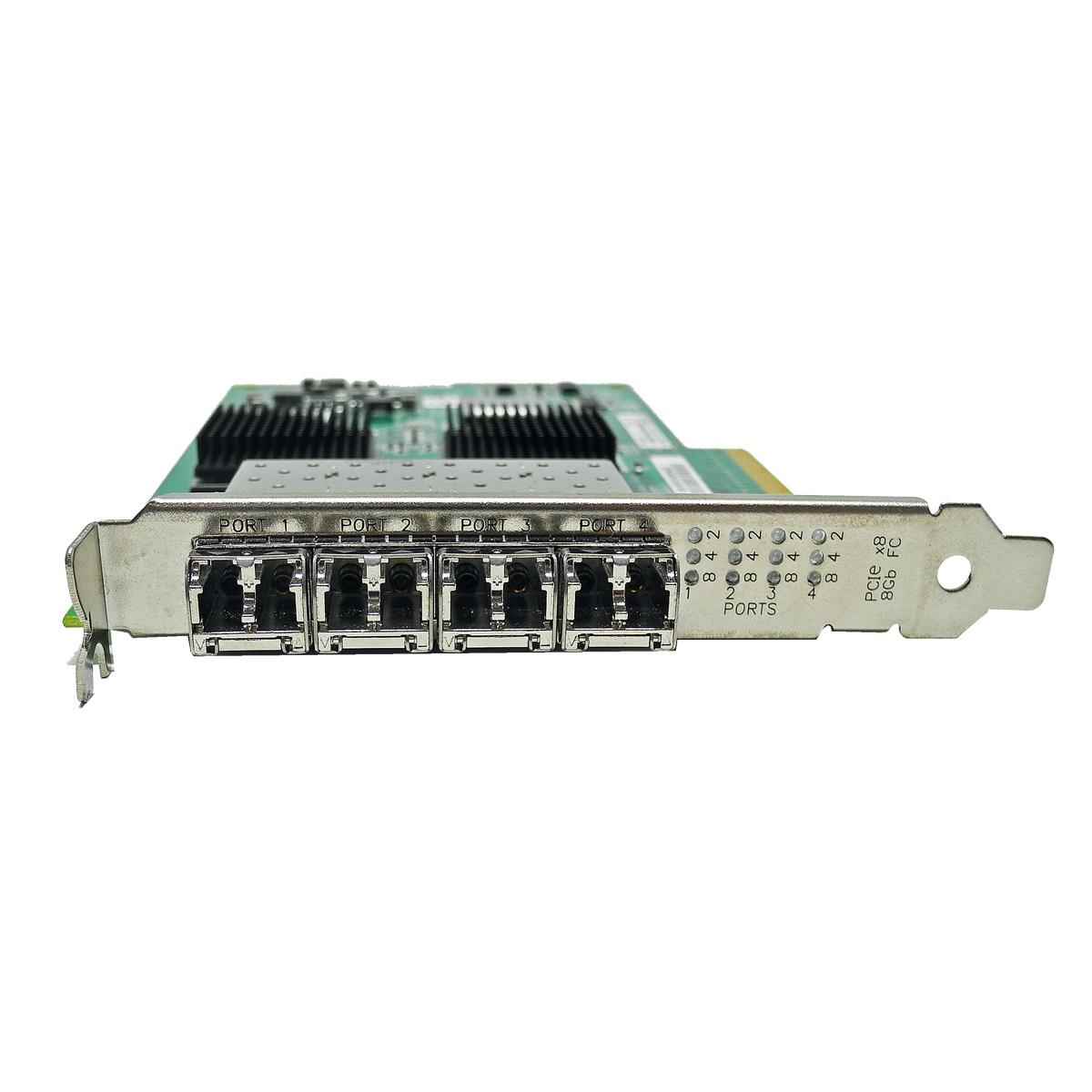 QLogic QLE2564-NAP FC Quad-Port 8Gb PCIe x8 Network Adapter NA 111-00481+B0, 111-00481+C0 FP Dell QLogic QLE2564-T PX4810402-11 FC Quad-Port 8Gb PCIe x8 Network Adapter 0400M7 FP